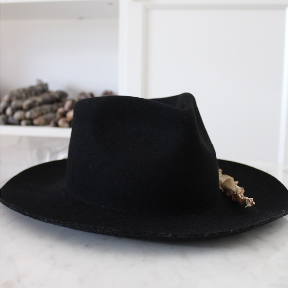 NWT Gigi Pip Zephyr Rancher Hat in Black Size S/M - Picture 3 of 6